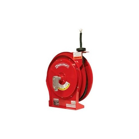 Reelcraft Cord Reel, 10 AWG, Red Reel Color, 50 ft Length L 5750 103 X